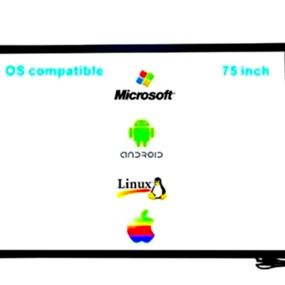 75 Inch Interactive 10 Points Infrared IR Touch Screen Overlay Frame Free Driver - Picture 1 of 4